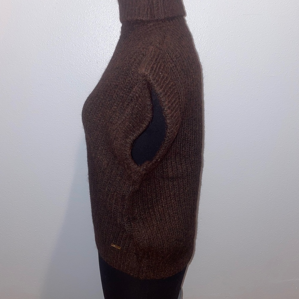 Jason Wu Dark Brown Turtleneck Sweater - Picture 2 of 9